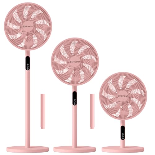 EPISENT 16 Pedestal Fan with Remote Pink