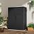 Mrosaa Vertical Outdoor Storage Cabinets,Plastic Sheds&Outdoor Storage with Floor,Outdoor Storage Box Waterproof/Lockable for Garage,Bike,Tools Storage Shed (57Cu.ft)