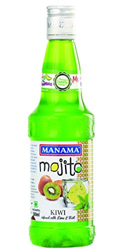 Image of Manama Kiwi Mojito Flavoured Syrup for Mocktails & Cocktails, 500ML