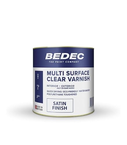 Bedec Clear Multi Surface Varnish - Gloss - 500Ml