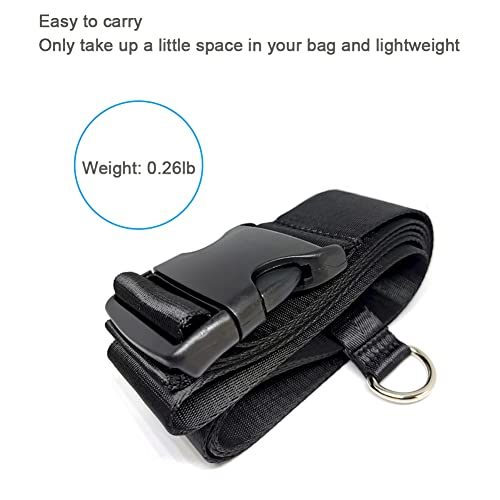 Addabst Car Seat Travel Belt, Adjustable Car Seat Travel Strap, Car Seat Luggage Strap For Transport Kid Car Seat (Black) #TOP21
