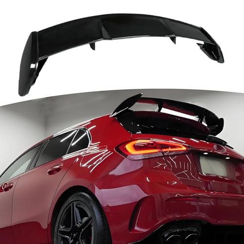 Coche Alerón Trasero para Mercedes Benz A Class W177 Hatchback 2018-2024 A160/ A180/ A200/ A220/ A250/ A35/ A45/ AMG Style,Anticolisión y Resistentes Aleron para Maletero Decorativos Accesorios