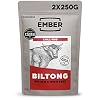 Ember Biltong Grootverpakking – Beef Jerky – Eiwitrijke Snack – (2x250g) (Chilli)