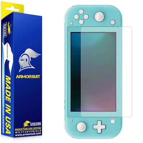 ArmorSuit MilitaryShield Anti-Glare Screen Protector Compatible with Nintendo Switch Lite (2019) - [Max Coverage] Anti-Bubble Matte Film