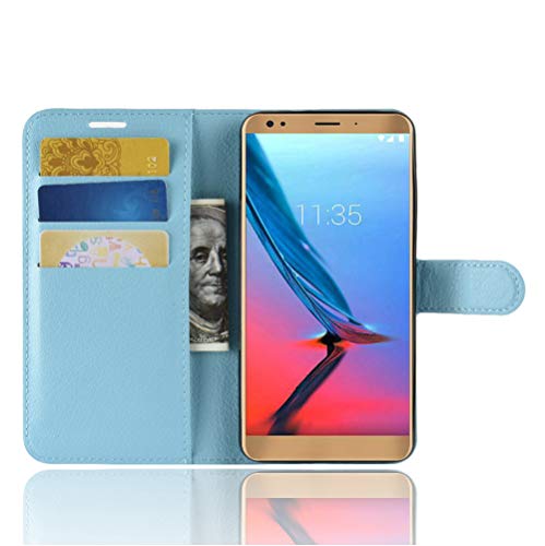 Manyip Funda ZTE Blade V9, Suave PU Leather Cuero con Flip Cover, Cierre Magnético, Función de Soporte,Billetera Case con Tapa para Tarjetas,Case Cover para ZTE Blade V9