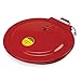 JUSTRITE Manufacturing 26750 Steel Drum Cover with Fusible Link for 55 gal Drum, Self-Close, Red