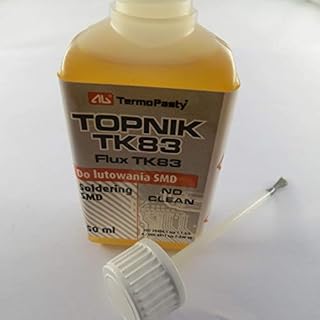 Unbekannt Flux rosin liquid with brush; soldering tincture bottle; 0.05 litres; 24%; no clean; liquid.