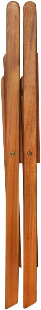 Patio Bistro Chairs 2 pcs,Office Chair,Living Room Chair,High Back Chairs,Beach Chairs,Wooden Chair,Director's Chair,Lawn Chairs,Foldable,for Patio,Garden,Yards,Indoor,Backyards,Solid Acacia Wood