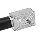 Schneckengetriebemotor Geräuscharm Hohe Torsionsgeschwindigkeit Reduzieren Sie den elektrischen Getriebemotor Reversibler Schneckengetriebemotor 8mm Welle 12V(12 V, 20 U/min)