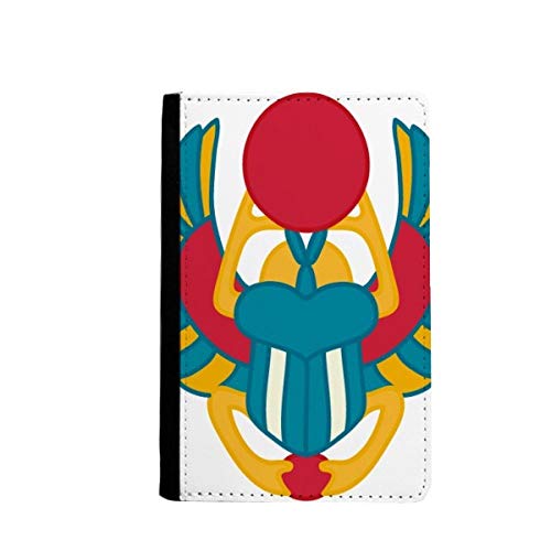 Étui de voyage pour passeport scarabée Égypte antique idée cadeau originale pour voyageur