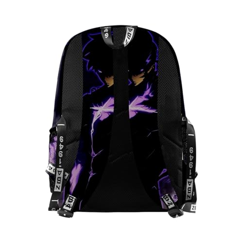 ISaikoy Anime Solo Leveling Backpack School Bag Bookbag Daypack 3D Printing Bag 142