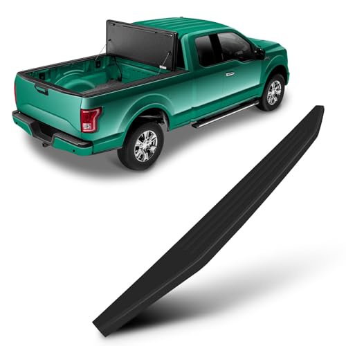 SCITOO Tailgate Molding Cap FO1904136 Compatible with 2015-2020 for Ford for F-150 Without Flex Step Matte Black Top Rear Tailgate Moulding Trim