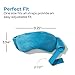 NatraCure Microwavable Moist Heat Shoulder Wrap and Warming Eye Mask with Silica Beads