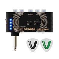 Fantastic carry-on guitar headphone amplifier for silent practice without annoying your family or neighbors 3 switchable Amp models with clean/overdrive/distortion and on top of that Modulation with Chorus/Tremolo/Flanger and Ambience with Delay/Reve...