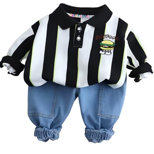 Googo Gaaga Printed SweatShirt with Joggers for Boys - Cotton Clothing Set for Baby Boy | Soft Fabric Full Sleeves Sweat Shirt | Regular Fit Kids Outfit