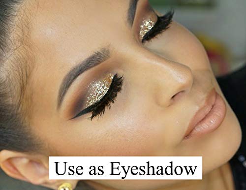 Moon Dust Gold Face And Body Glitter - Use As Eyeliner, Lipstick Topper, Face Or Body Highlighter #TOP6