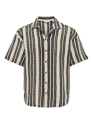T-shirt homme Only & Sons Onsdani Crochet idéal pour les terrasses d'été
