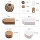 CareHabi - 200stk. Kraftpapier Anhänger Etiketten Geschenkanhänger mit Herz und Jute Schnur 50M für Hochzeit Geschenke ，Weihnachtsgeschenke,Partygeschenke,Geschenkdeko.