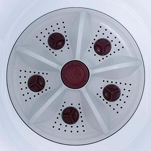 Image of Godrej 7 Kg Semi-Automatic Top Loading Washing Machine (WSAXIS 70 5.0 SN2 T BR, Burgundy)