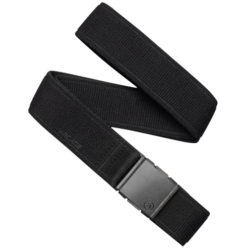 Arcade Belts A2 Atlas Unisex Adventure Belt: Heavy Duty Stretch, Metal Free Buckle, Black