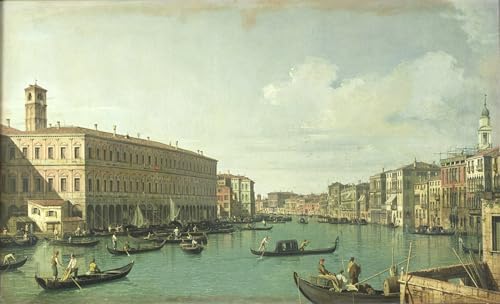 Lienzo decorativo del Gran Canal de Venecia para renovar la decoración de tu dormitorio