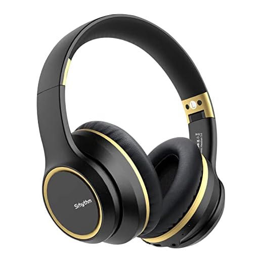 Brusreducerande hörlurar Trådlös Bluetooth 5.0, Srhythm NC15 Fällbart Over-ear hörlurar med mikrofoner för online-klass/Hemmakontor/TV/PC/Mobiltelefon