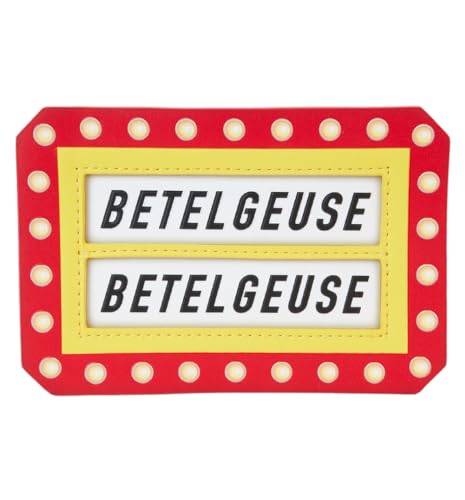 Loungefly Beetlejuice Here Lies Betelgeuse Large Cardholder Yellow