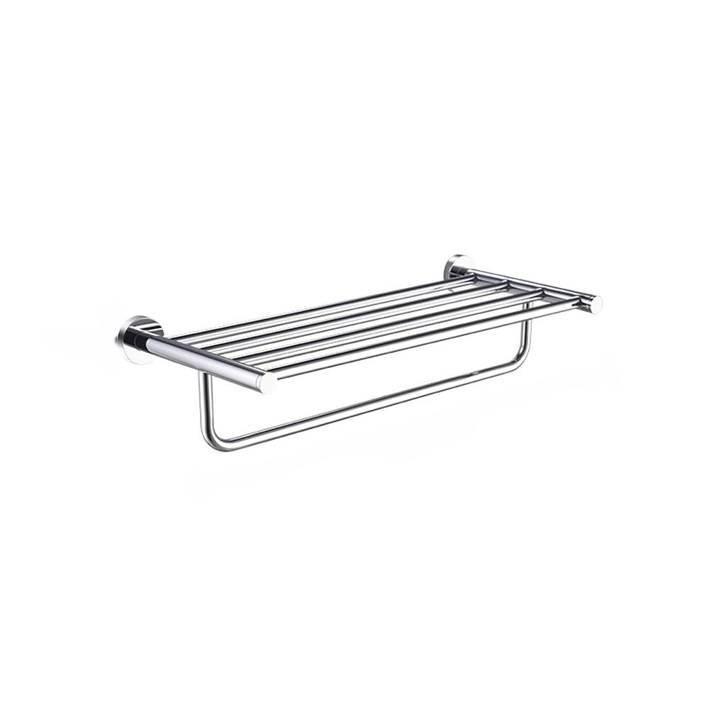 VVW&LIU Chrome Bathroom Stainless Steel Towel Rack Towel Ring Toilet Paper Holder Towel Bar Toilet Brush Holder Hardware Accessories,