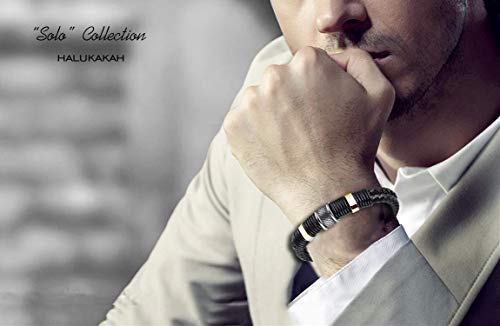 HALUKAKAH ● Solo ● Bracciale Uomo in Vera Pelle