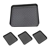 Conception multifonctionnelle : ce plateau est adapté pour ranger des chaussures, des bottes, des articles divers, des plantes en pot et des bols pour animaux de compagnie, ce qui en fait un ajout polyvalent à votre maison, plateau pour pieds, plateau pour tapis de coffre polyvalent pour la maison et le jardin