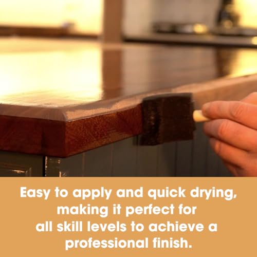 Furniture Clinic Danish Oil | Wood Care for Interior & Exterior Furniture | Restore, Seal & Protect Oak, Pine, Teak & More | Non-Toxic Natural Satin Finish | Repels Water, Stains, Dirt | 8.5oz/250ml - Thumbnail 6