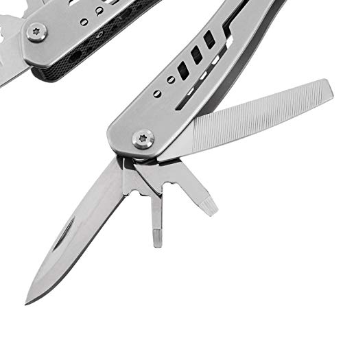 AmazonBasics 10-in-1 Electrician's Stripping Multi-Tool with Nylon Sheath