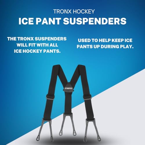 TronX Ice Hockey Pant Suspenders - Adult Senior Junior Youth2