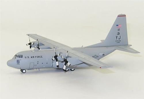 Jfox Usa Air Force Lockheed C-130 74-2062 With Stand Limited Edition 1/200 Diecast Aircraft Pre-Built Model #TOP2