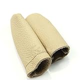 OSOF Sewing Kit, 3Pair Needle Felting Leather Finger Protectors Tools, Finger Guards For Hand Craft