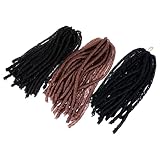 perruque afro americaine pas cher Cheveux humains dreadlocks - texture exceptionnelle, légers pour un port prolongé, tresses au crochet