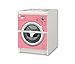 Produktbild Stikkipix Kinderwaschmaschine rosa Möbelsticker/Aufkleber - NSD56 - für Kinderzimmer Kommode/Nachtisch MALM von IKEA Möbel Nicht Inklusive