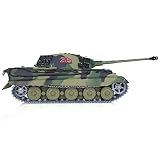 Wheelfun char RC 1/16 King Tiger infrarouge tourelle 340° photo 2