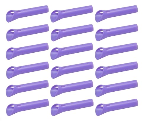 AmeriCan Goods Dental Disposable 50/Pk HVE Solo Evacuation Tips Short 2.5" 11mm Opening Length Smooth Round Edges, Purple Evacuator Tips