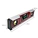 Calculated Industries 7210 AccuMASTER PRO Digital Torpedo Level and Protractor | 10” Inch | Neodymium Magnets | Bright LED Display | IP54 Dust/Water Resistant, Red