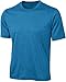 Joe's USA Men's Athletic Heather All Sport Training T-Shirt-BlueWake-L