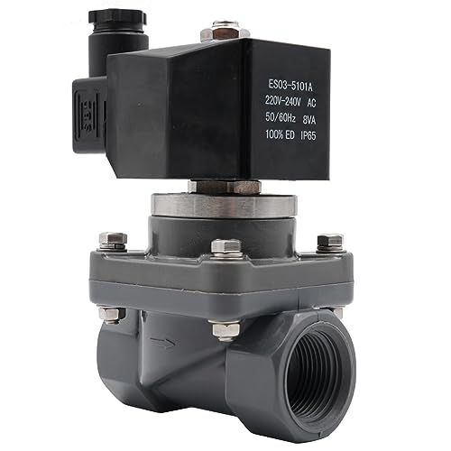Électrovanne électrique anti-corrosive CPVC 24V vanne d'arrêt basse pression - 4