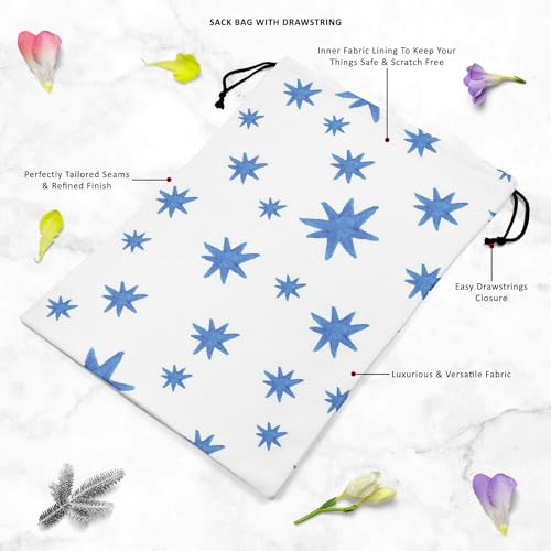 Image of ArtzFolio Watercolor Stars | Reusable Sack Bag | Bag for Gym, Storage, Vegetable & Travel