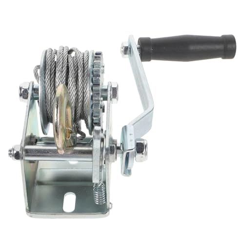 Winche manual para remolque 500 lbs con cable de acero 7 m miniatura 5