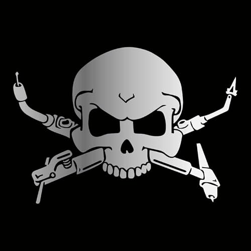 HAfgDJ 12.7 * 8.9 Cm Car Stickers, Fun Welder Skull Reflective Stickers, Car Fun Stickers, Motorcycle Decals