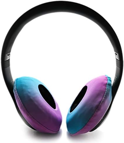 EarHugz Sweat Protecting Washable Headphone Covers - Protect All Headphones - Makeup Resistant - Gym Workout, Gamer, DJ Headphones (Regular)