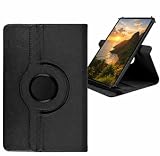 Capa Capinha Case Universal para Tablet 9', 10' e 11 Giratória 360° em Couro Sintético Preta | Capinha com Suporte Ajustável, Rotação 360°, Proteção Contra Riscos e Impactos