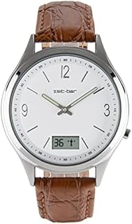 Zeit-Bar Funk-Armbanduhr Herren, mit Datums- und Sekundenanzeige