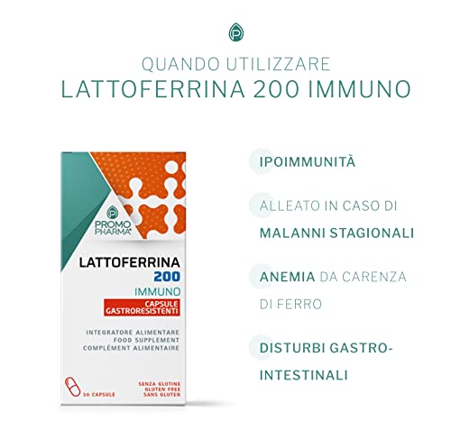 Lactoferrin Promopharma 200 Immuno – Nahrungsergänzungsmittel zur Immununterstützung