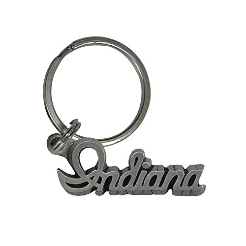 Indiana University 'Indiana' Script Pewter Key Tag IMC-Retail